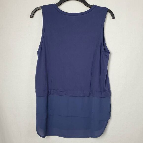 Michael Kors Medium Navy Blue Blouse - Picture 4 of 7